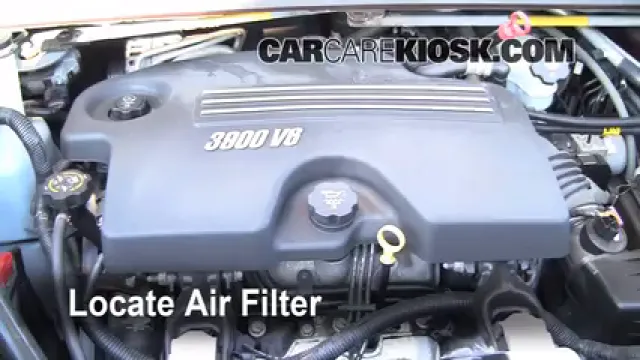 2008 Chevrolet Uplander LS 3.9L V6 Air Filter (Engine) Replace